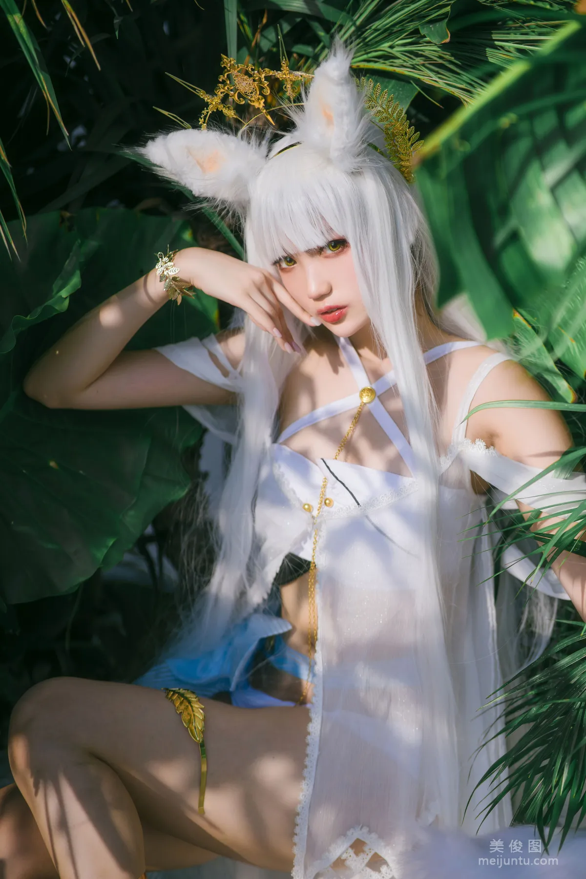 [COS Welfare] Zhouji Shike Aitu Tu - Platinum Swimsuit photo 3