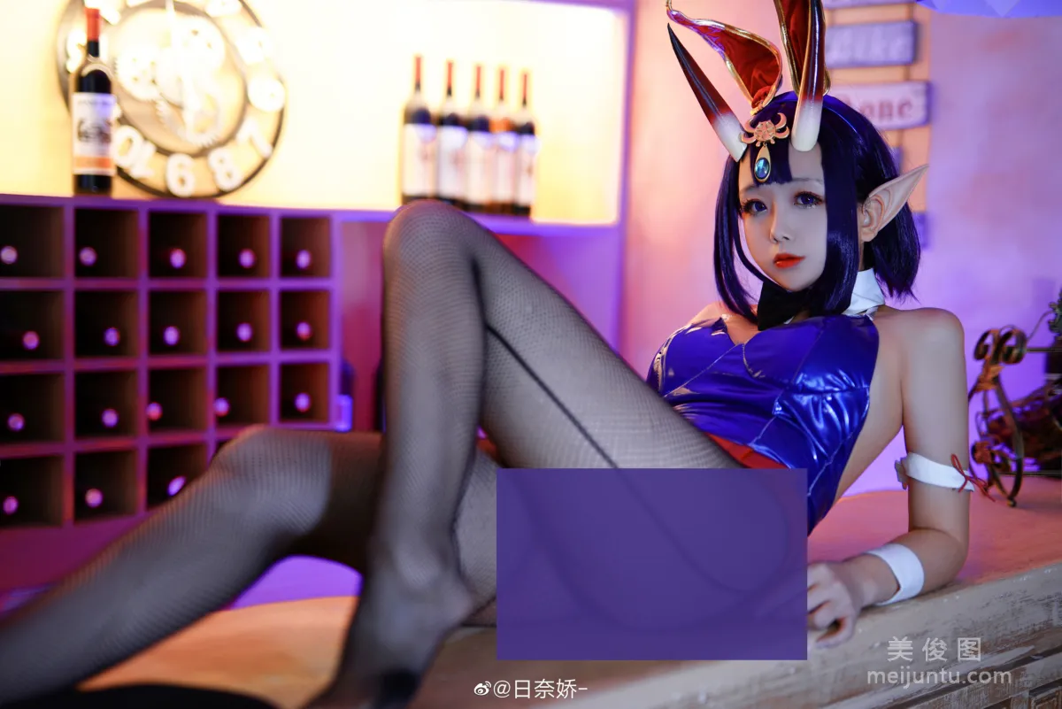 [COS福利] 日奈娇 - 酒吞童子 兔女郎6
