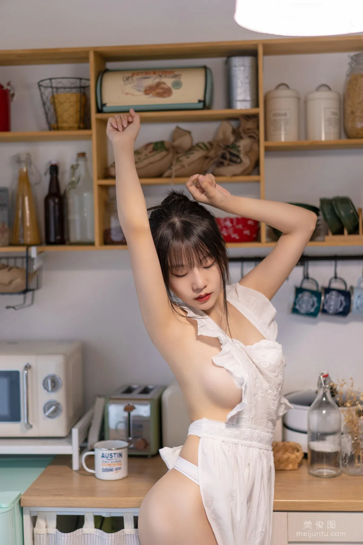 [COS Bonus] Xiangcao Miaolu Lu - Cook Girl Photo Set photo 38