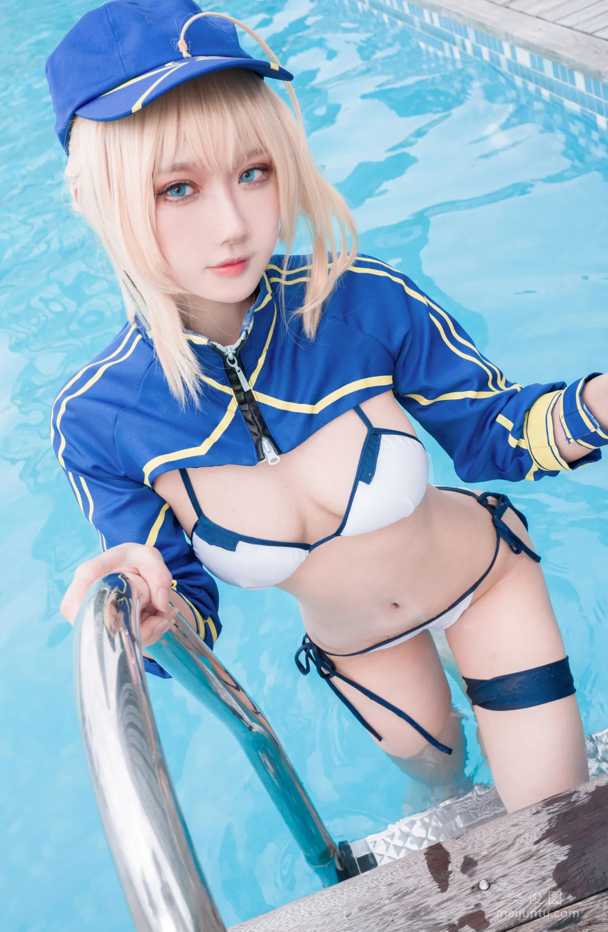 [COS Bonus] Mysterious Heroine X Mao - Swimsuit Photo Set photo 10