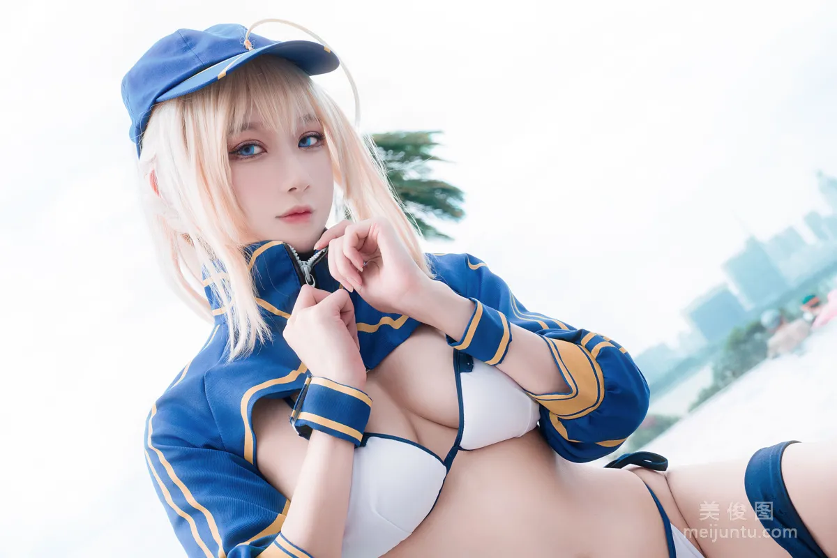 [COS Bonus] Mysterious Heroine X Mao - Swimsuit Photo Set photo 4