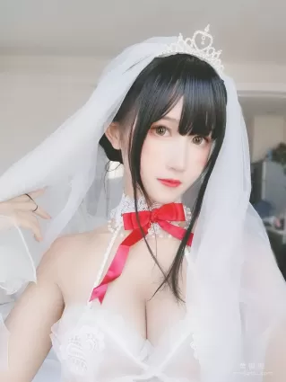 [COS福利] 三度_69 - 婚紗孔雀翎