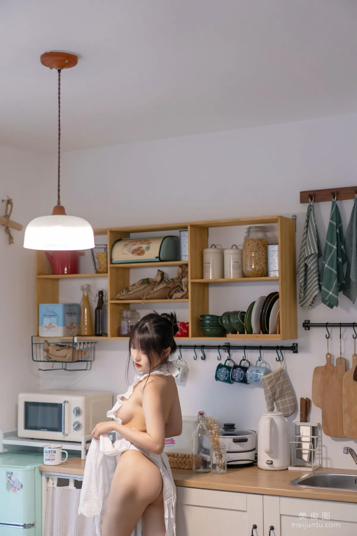 [COS Bonus] Xiangcao Miaolu Lu - Cook Girl Photo Set photo 24