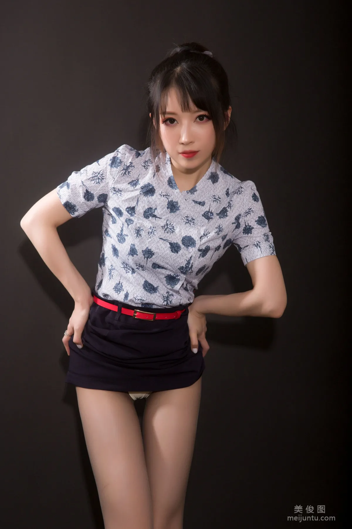 [COS Bonus] Douyu Streamer Xiaonv Wulu Na - China Eastern Studio Shoot photo 16