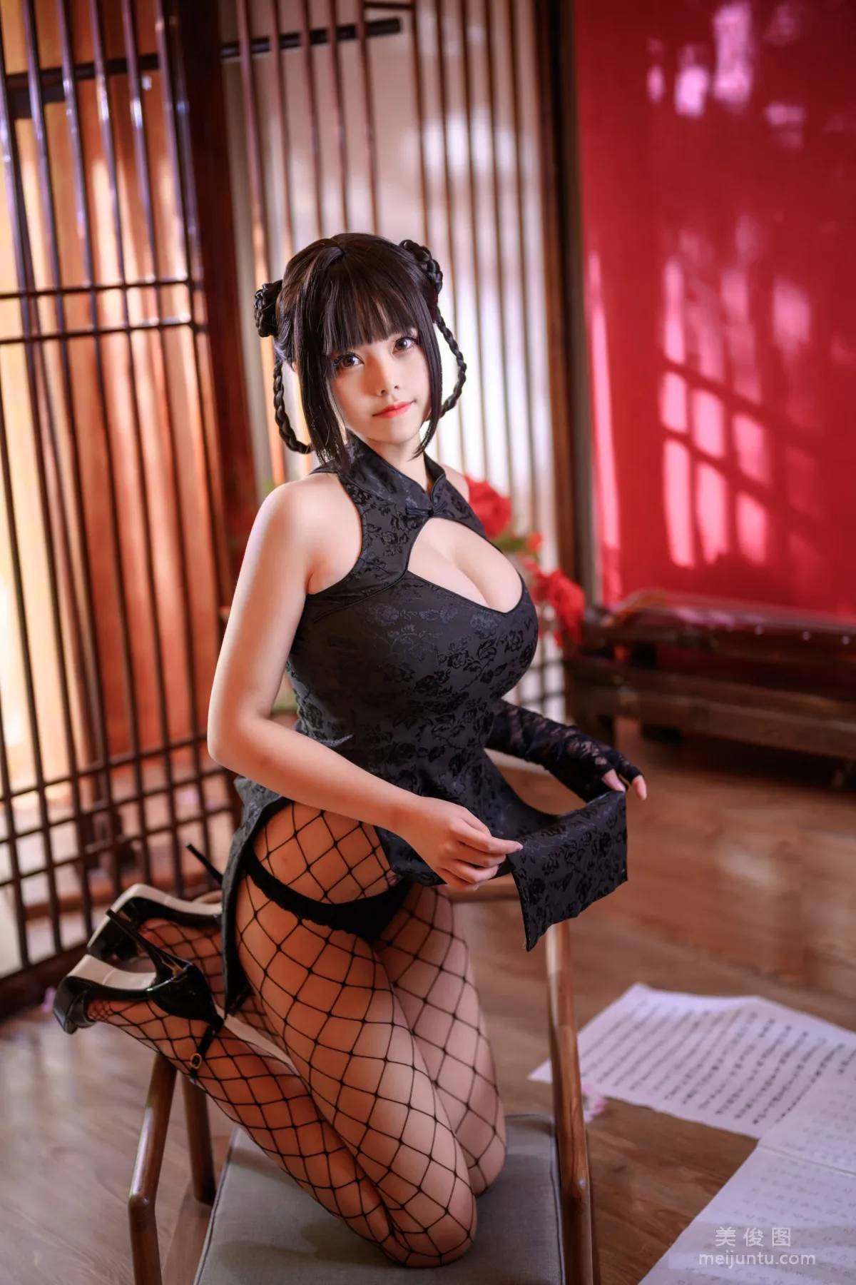 [COS Fan Service] Mizhi Maoqiu - Witch Qipao photo 5