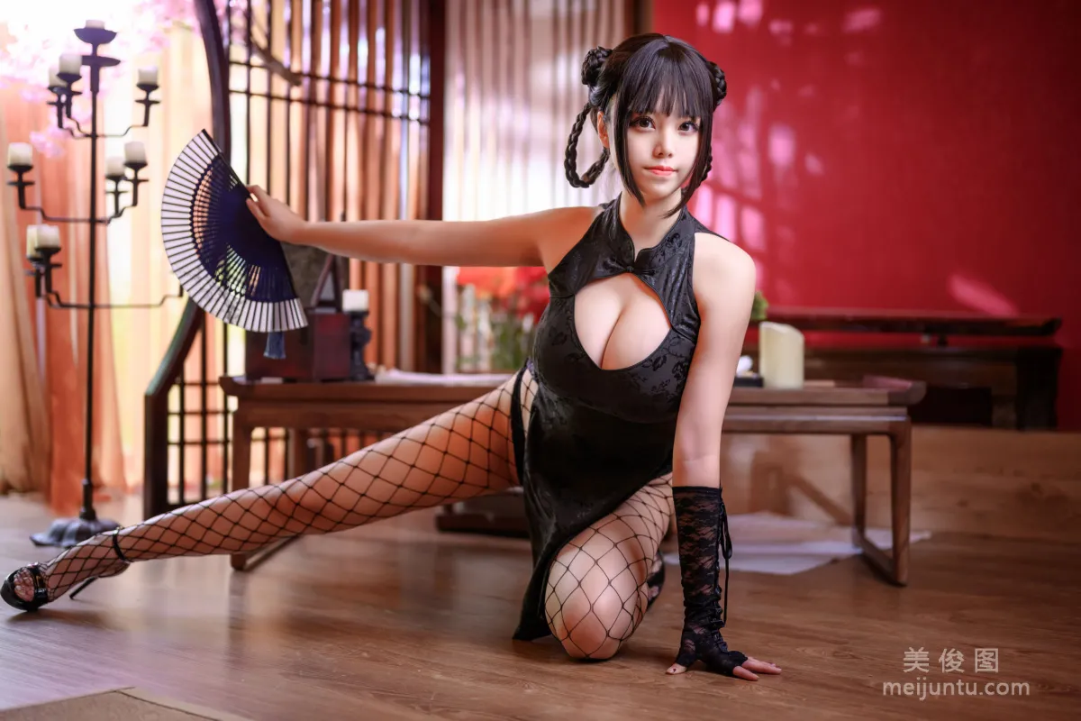 [COS Fan Service] Mizhi Maoqiu - Witch Qipao photo 36