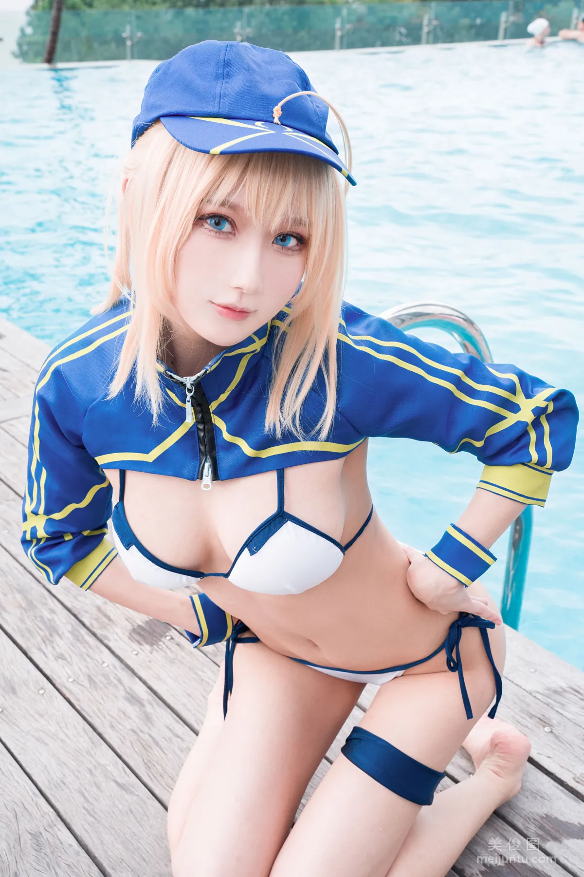 [COS Bonus] Mysterious Heroine X Mao - Swimsuit Photo Set photo 6
