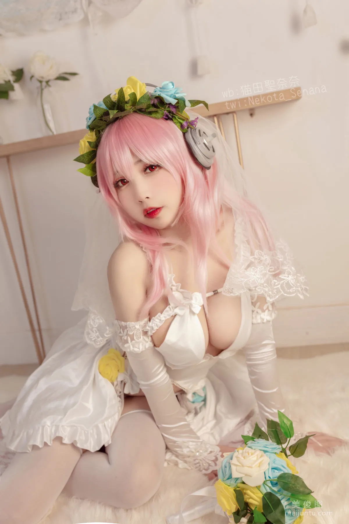Anime Blogger Maotian Shengnai Nai, Sonico 10th Anniversary Bride photo 5