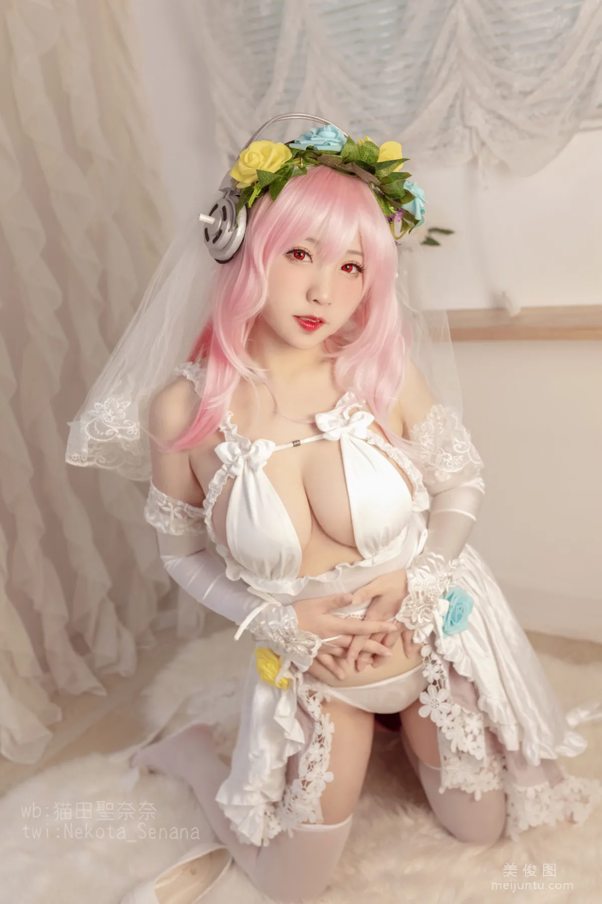 Anime Blogger Maotian Shengnai Nai, Sonico 10th Anniversary Bride photo 21
