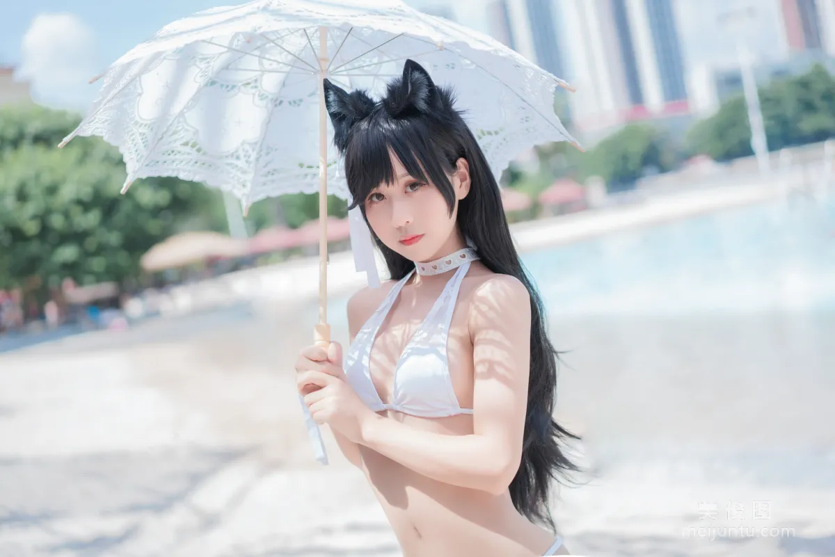 Sunshine Pretty Girl Mengyaer o0 - Atago Swimsuit Photo Set photo 8
