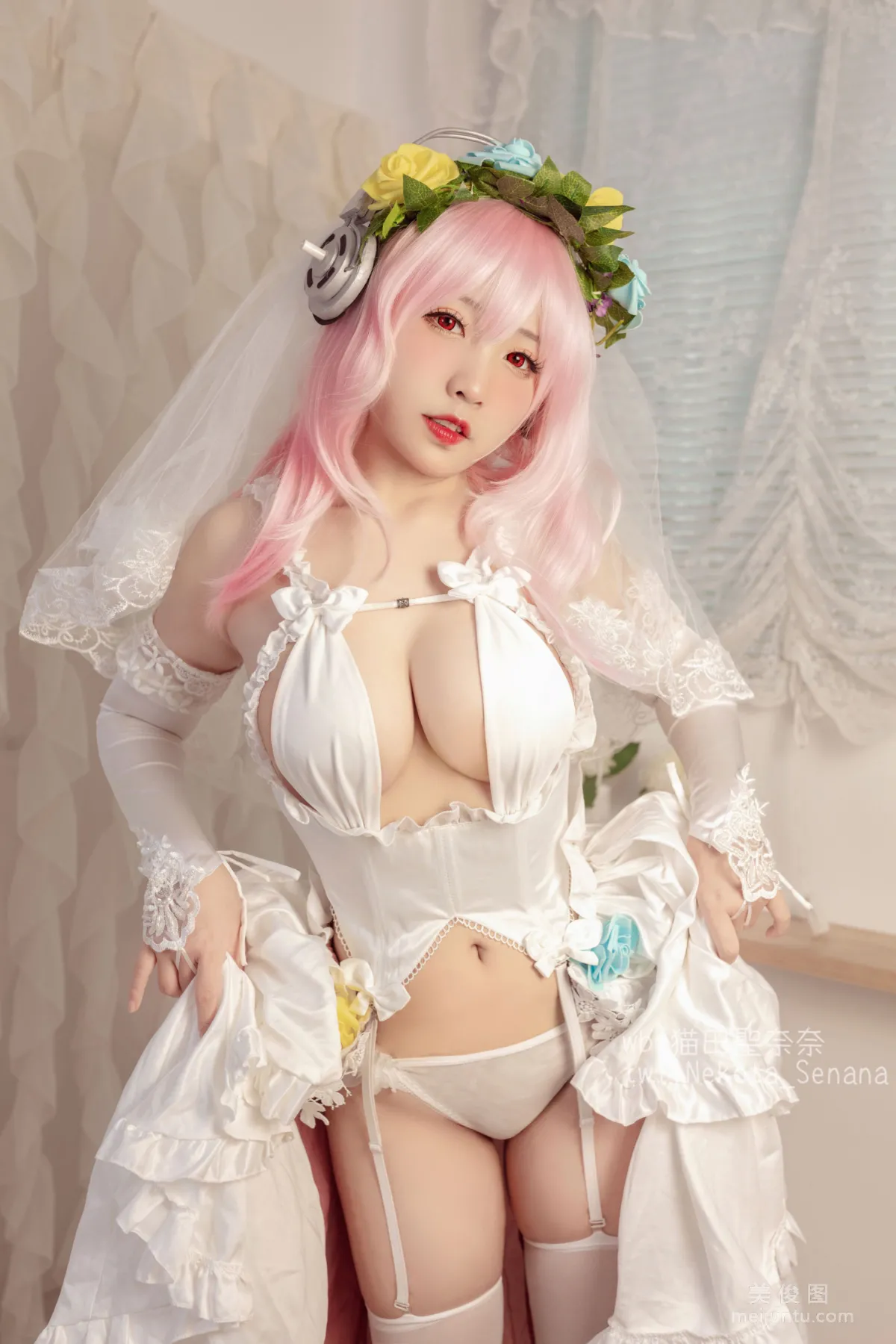 Anime Blogger Maotian Shengnai Nai, Sonico 10th Anniversary Bride photo 25