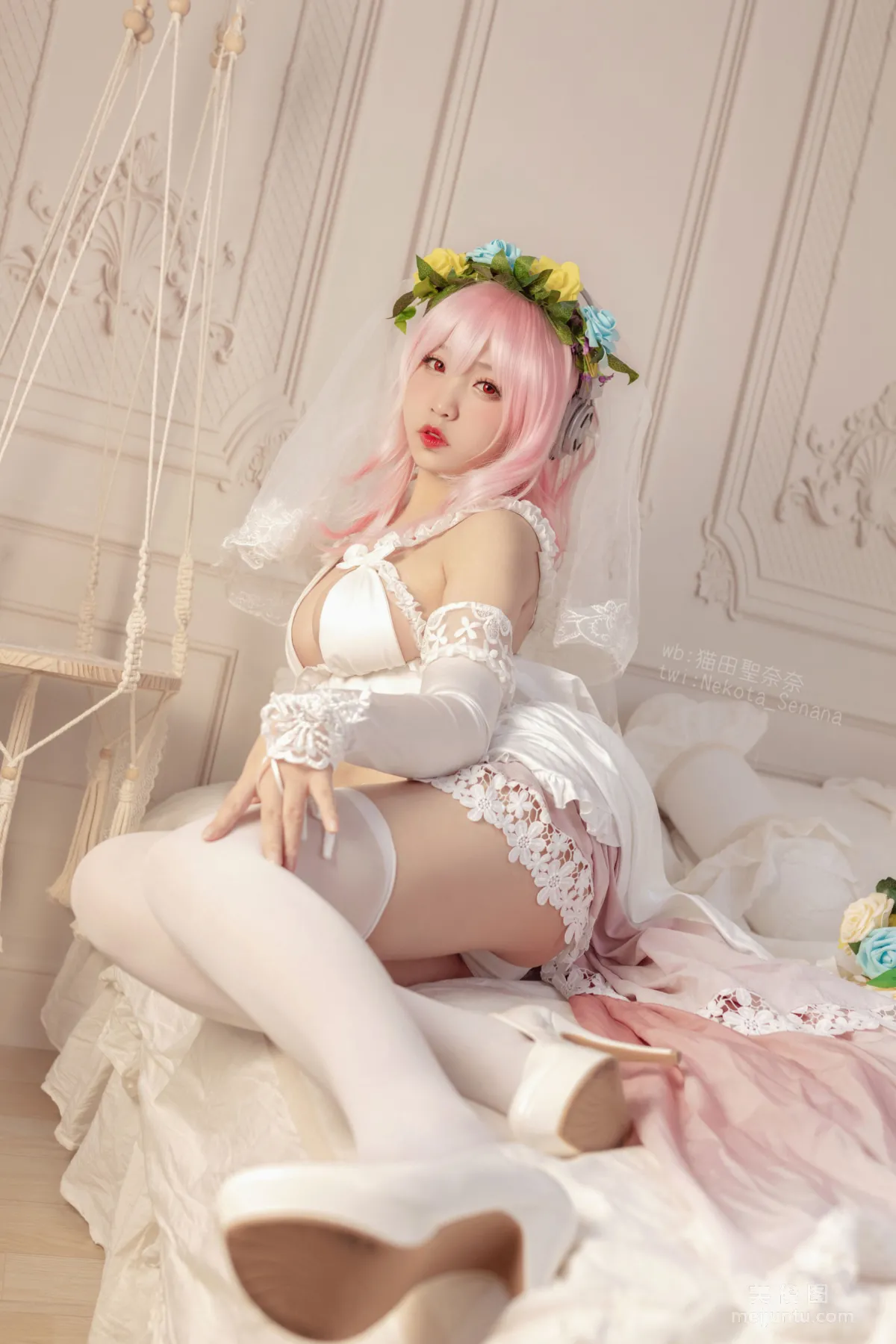 Anime Blogger Maotian Shengnai Nai, Sonico 10th Anniversary Bride photo 19