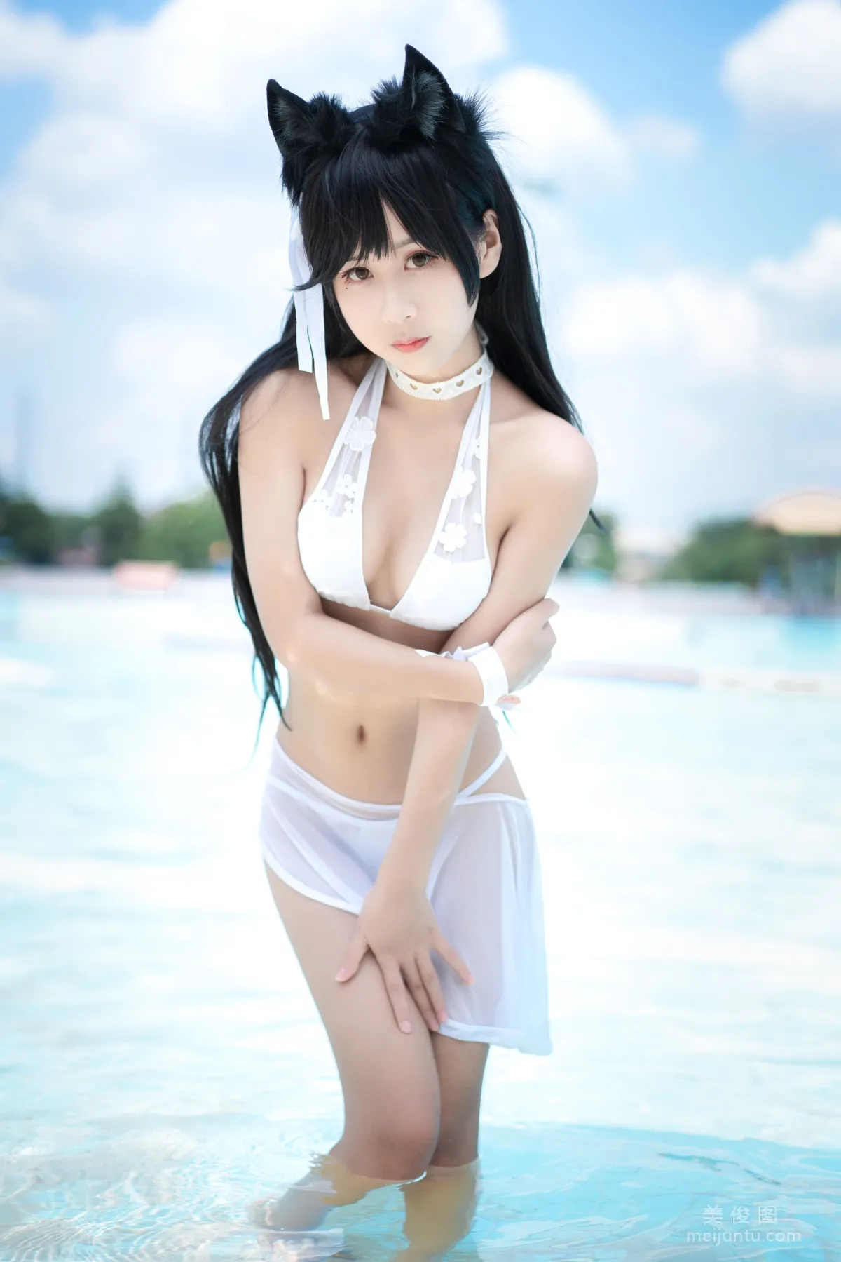 Sunshine Pretty Girl Mengyaer o0 - Atago Swimsuit Photo Set photo 18