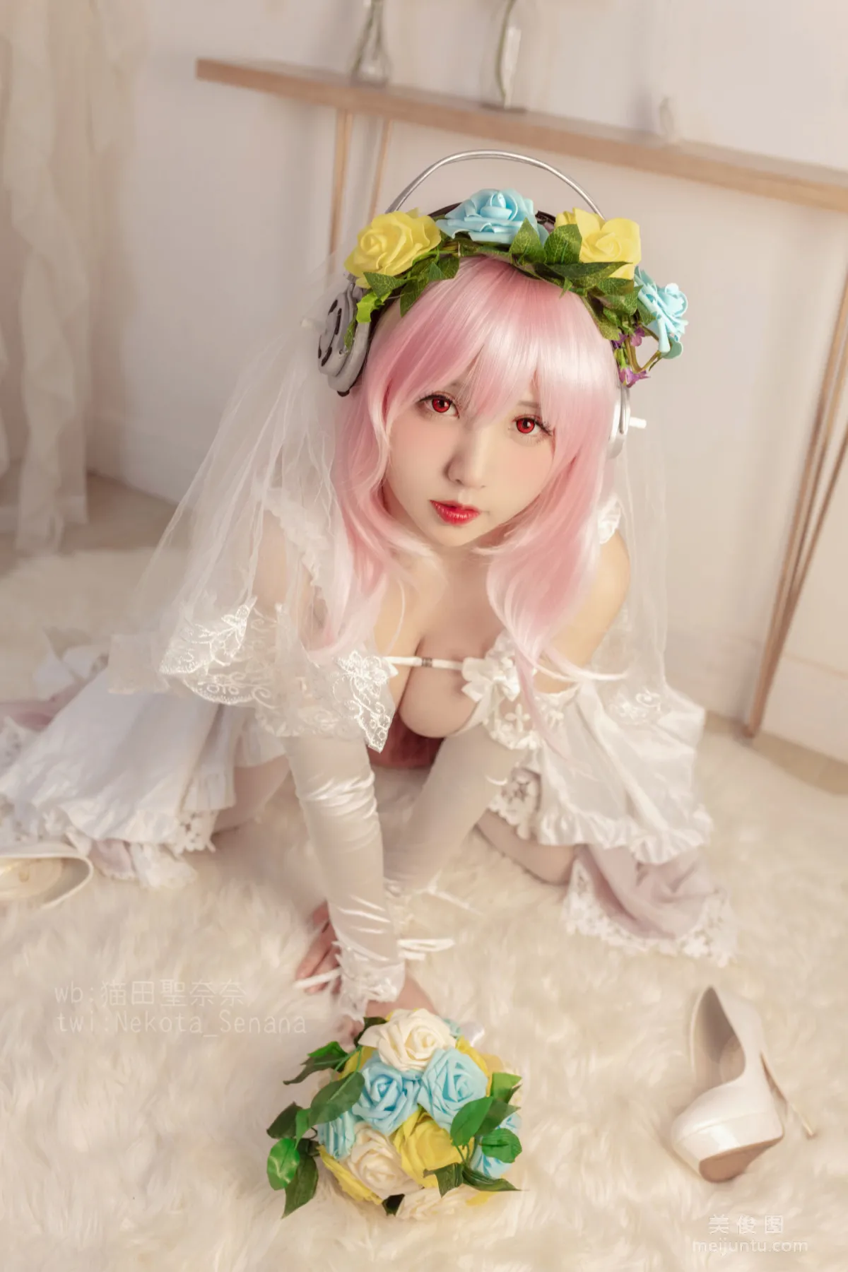 Anime Blogger Maotian Shengnai Nai, Sonico 10th Anniversary Bride photo 16