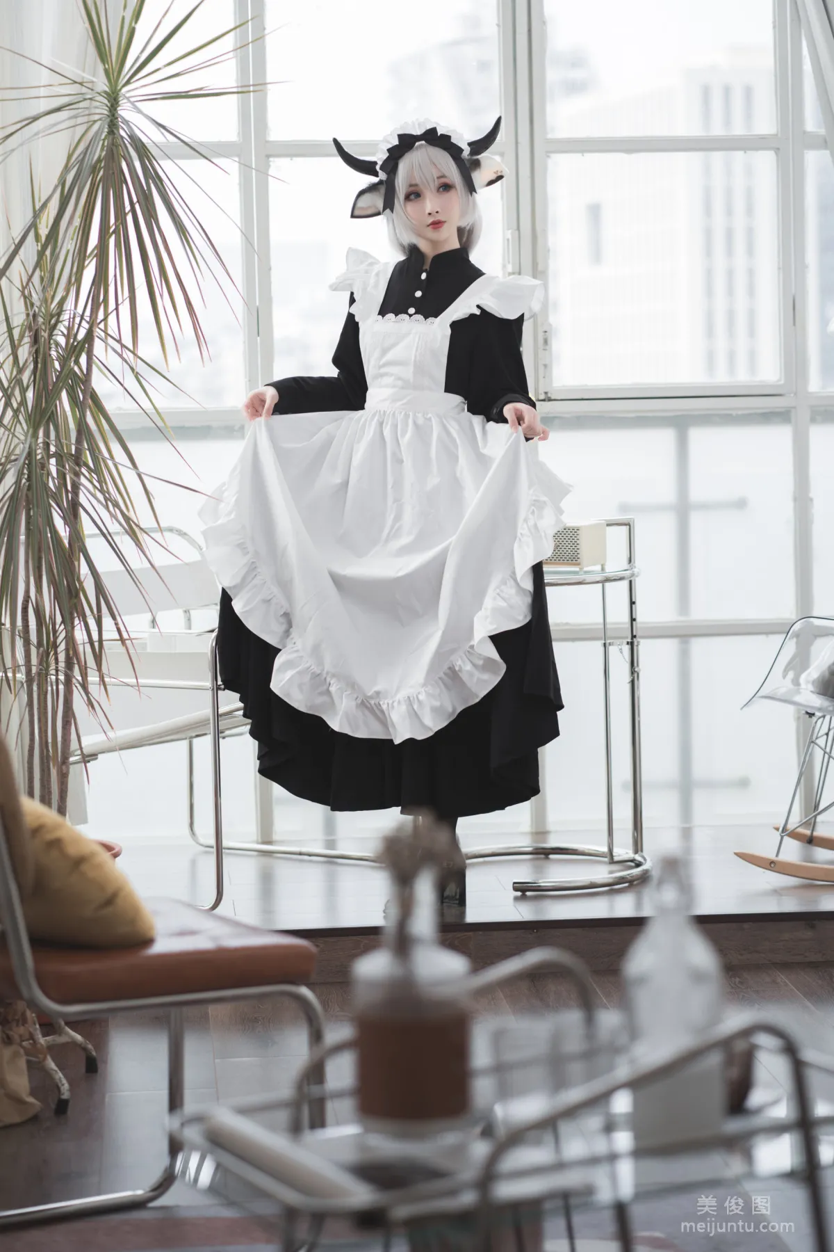 COS Fan Service rioko Liang Liangzi - Sweet Cow Maid photo 10