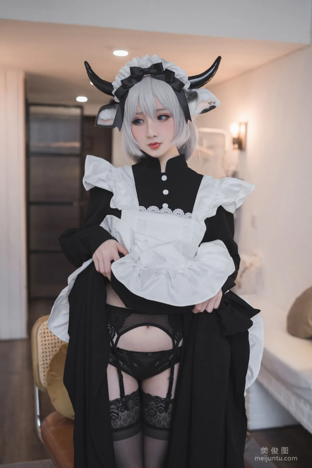 COS Fan Service rioko Liang Liangzi - Sweet Cow Maid photo 16