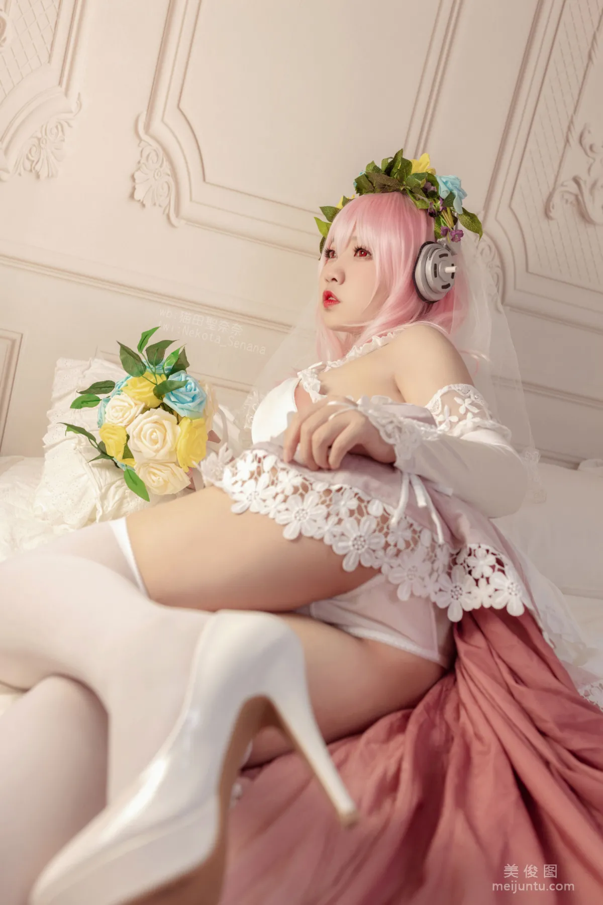 Anime Blogger Maotian Shengnai Nai, Sonico 10th Anniversary Bride photo 28