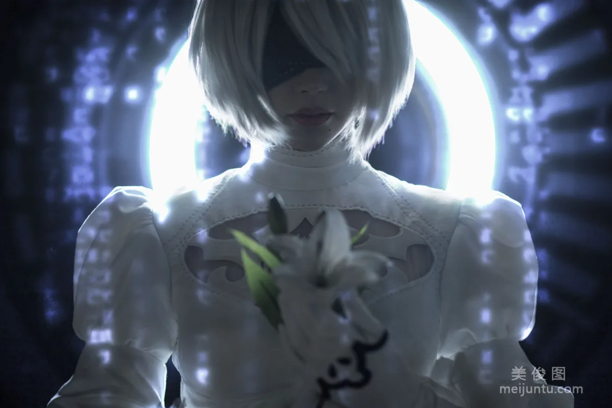 Foreign Beauty SayaTheFox - 2B White Dress photo 6