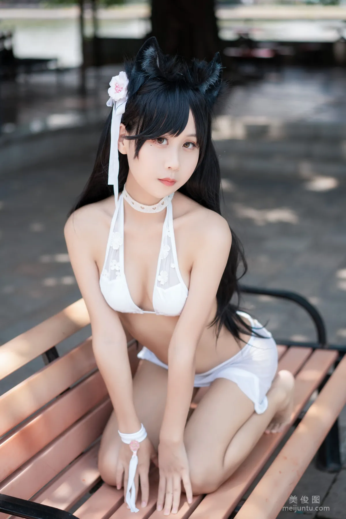 Sunshine Pretty Girl Mengyaer o0 - Atago Swimsuit Photo Set photo 26