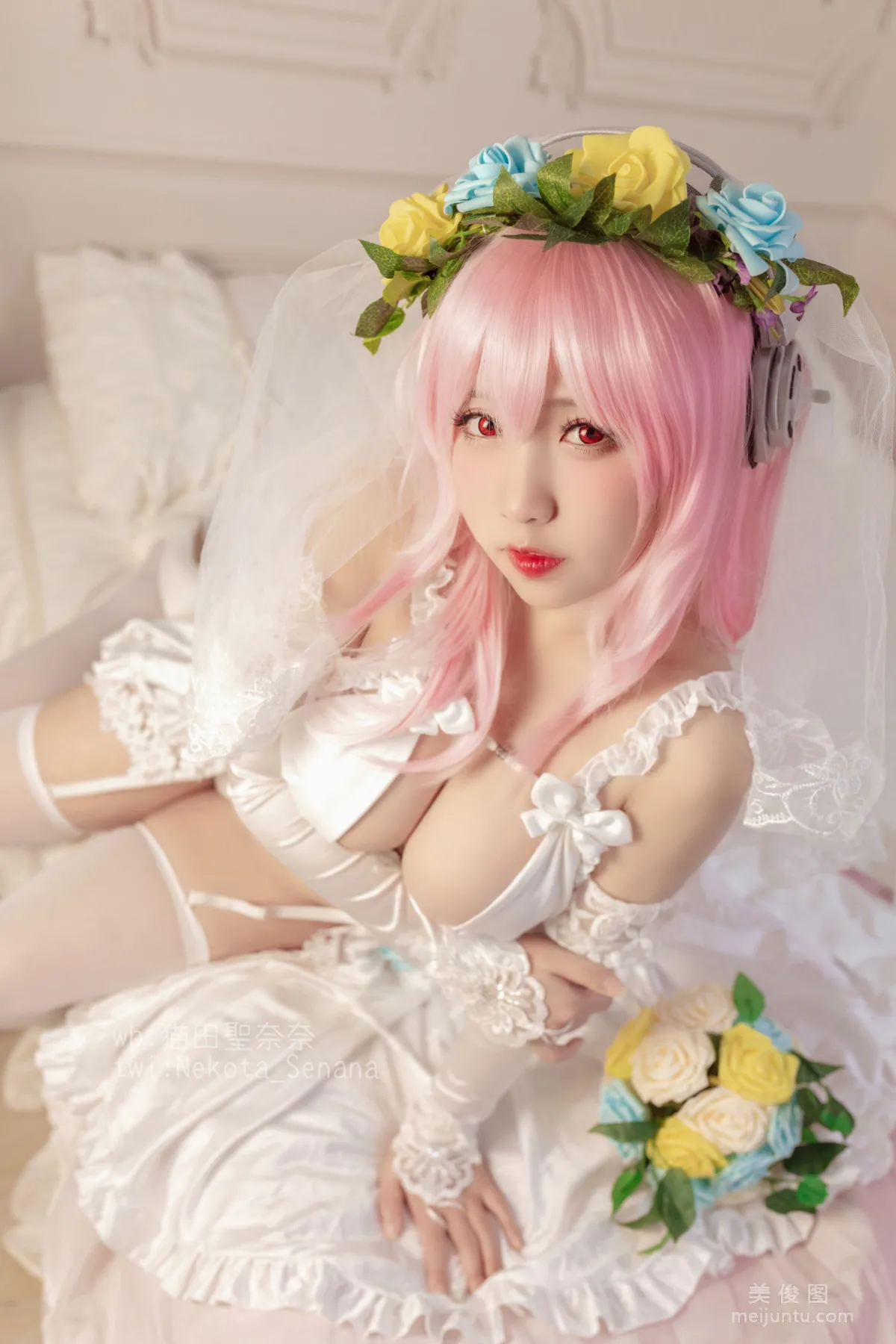 Anime Blogger Maotian Shengnai Nai, Sonico 10th Anniversary Bride photo 3