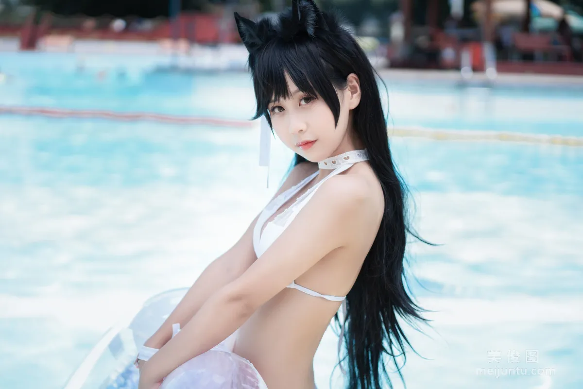 Sunshine Pretty Girl Mengyaer o0 - Atago Swimsuit Photo Set photo 16