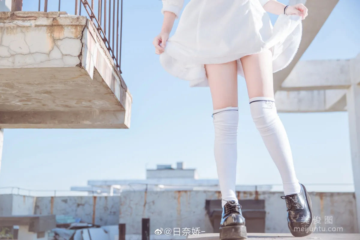 [Cosplay Bonus] Ri Naijiao - Rem White Dress Photo Set photo 3