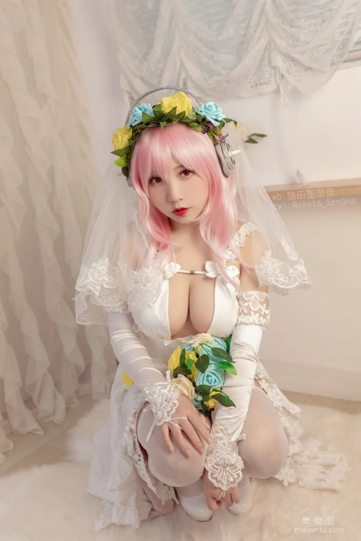Anime Blogger Maotian Shengnai Nai, Sonico 10th Anniversary Bride photo 18