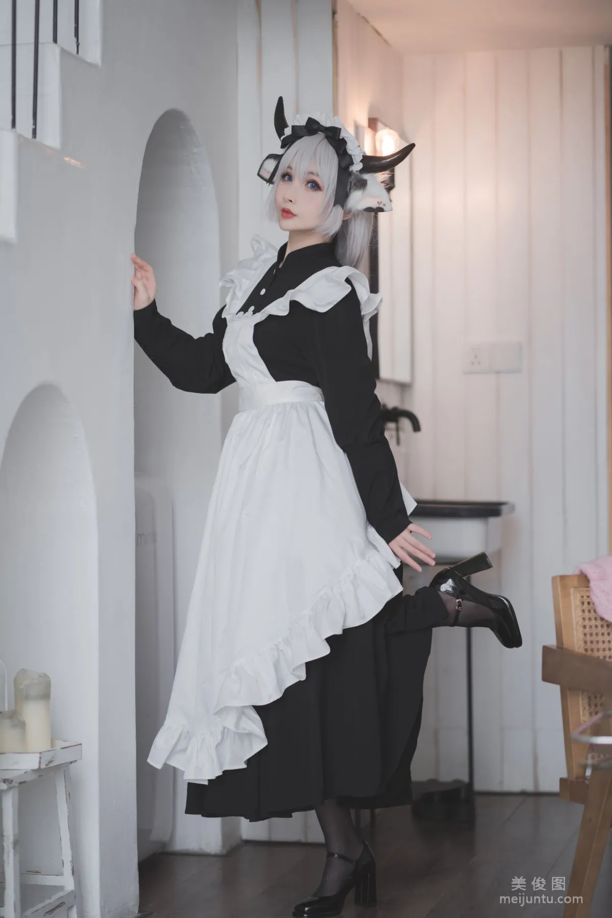 COS Fan Service rioko Liang Liangzi - Sweet Cow Maid photo 4