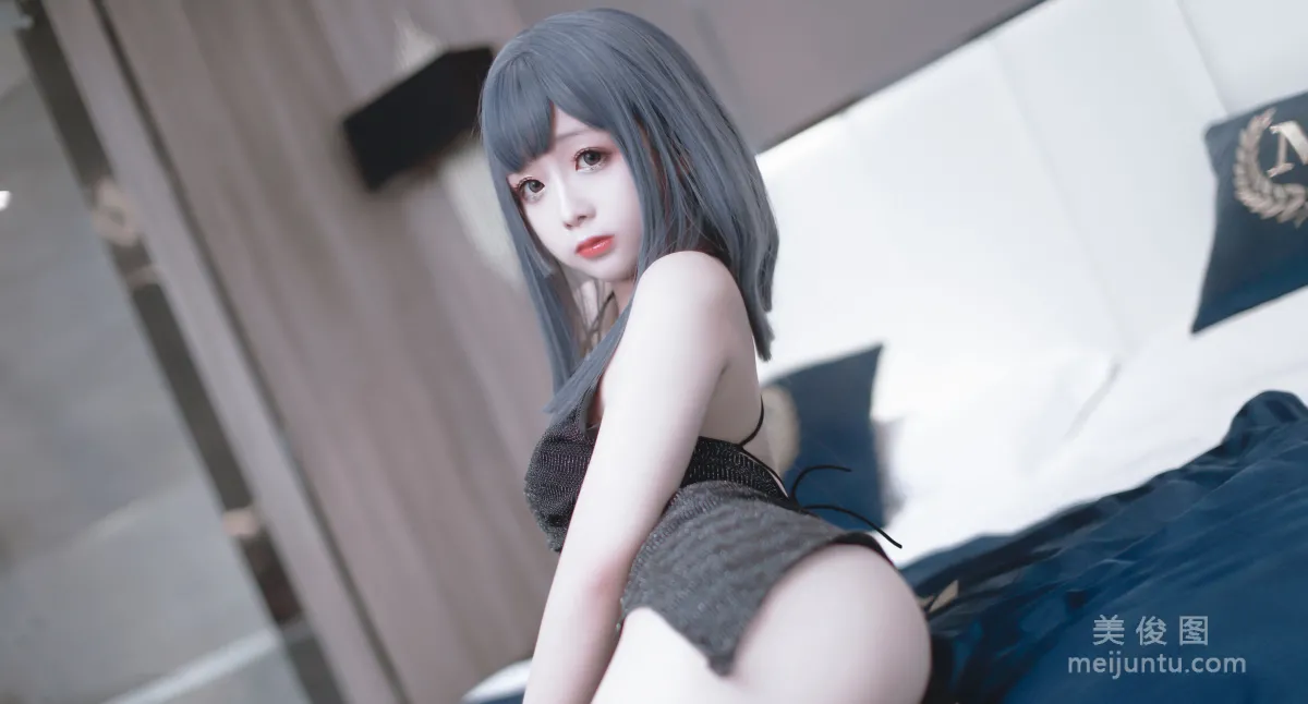 Cosplay Ri Naijiao - Black Dress Photo Set photo 8