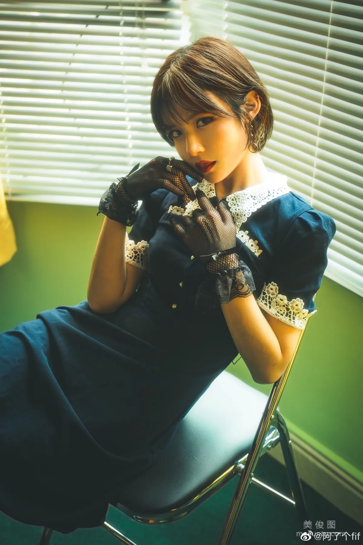 [COS Fan Service] Anime Blogger Alege fifi - Retro photo 8