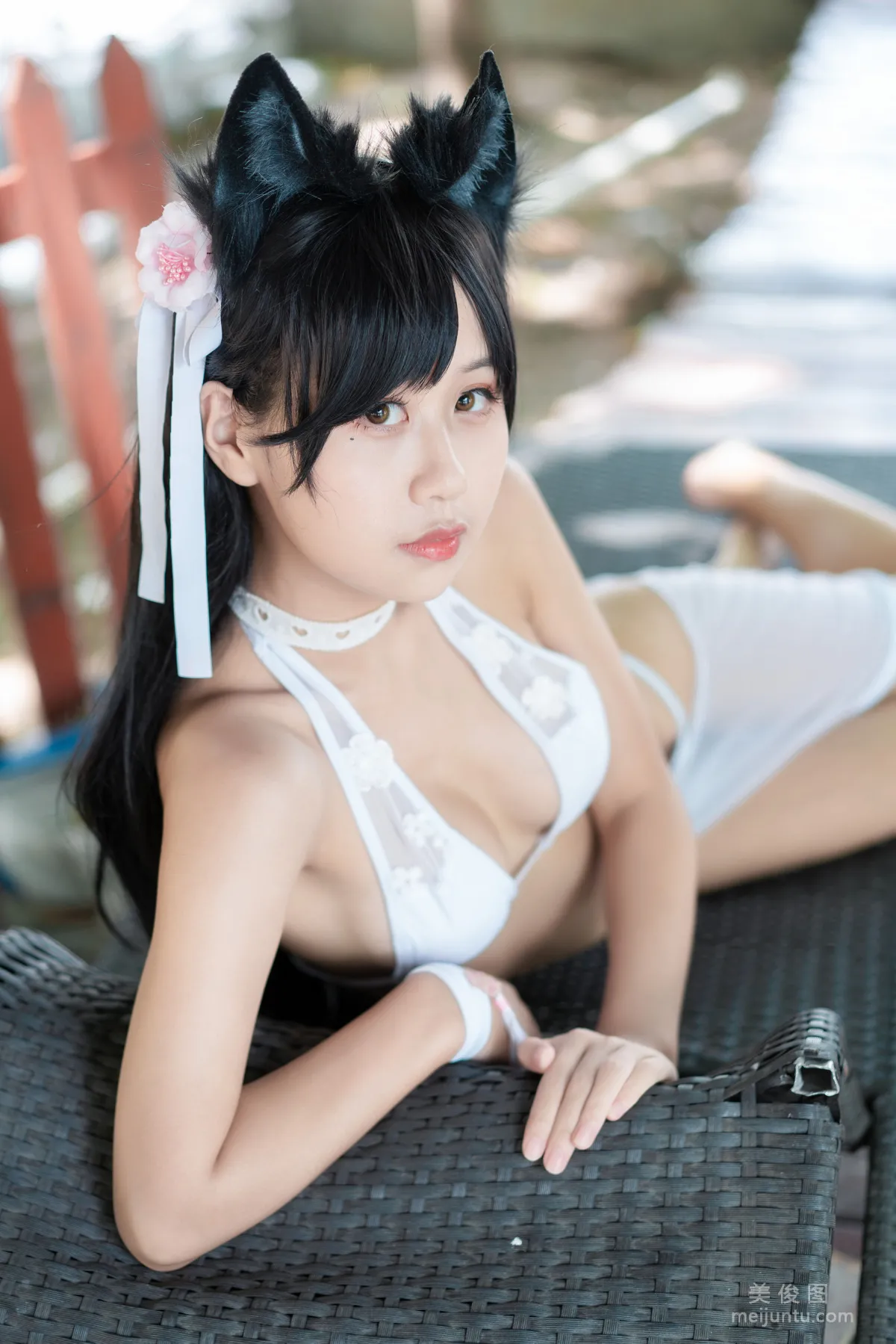 Sunshine Pretty Girl Mengyaer o0 - Atago Swimsuit Photo Set photo 28
