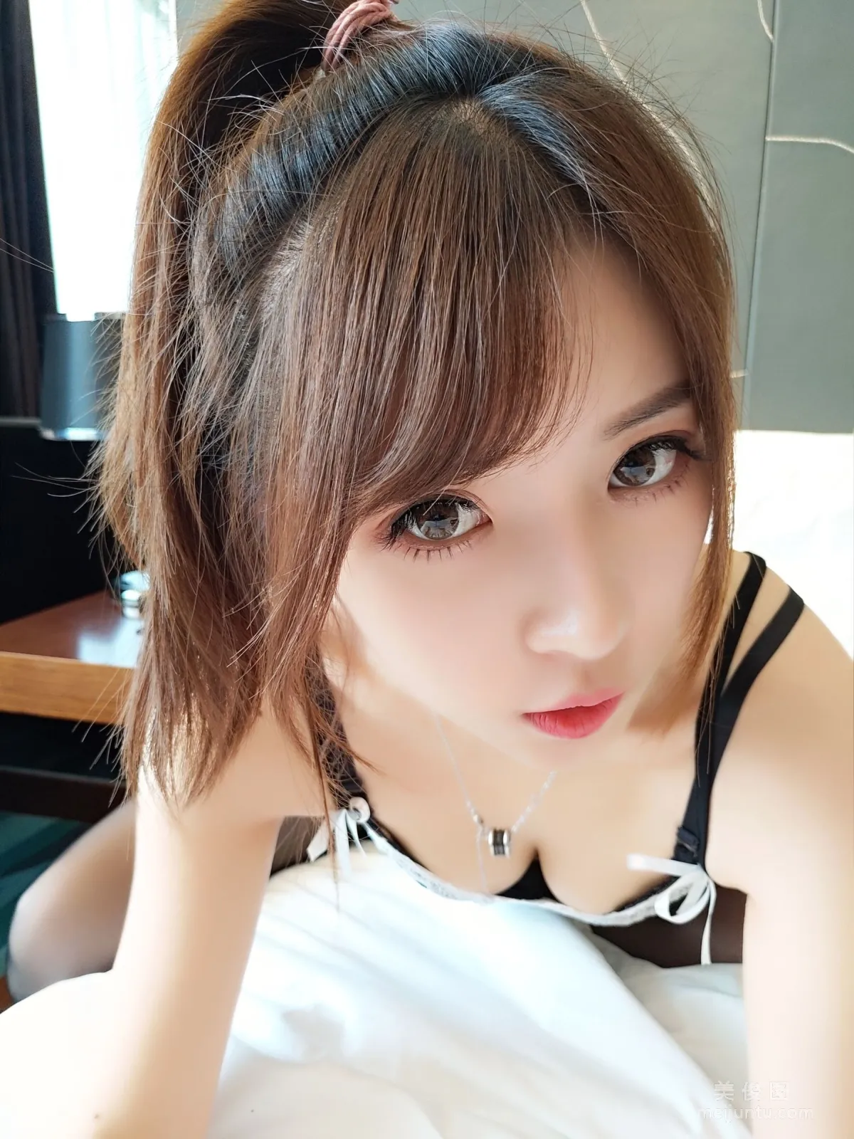 鬥魚主播小女巫露娜 - 黑色吊帶裙 寫真套圖 34