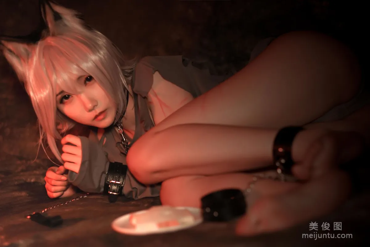 [COS福利] 动漫博主曉美媽 - 奴隶狼少女4