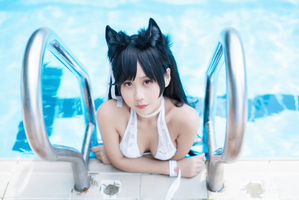 Sunshine Pretty Girl Mengyaer o0 - Atago Swimsuit Photo Set photo 23