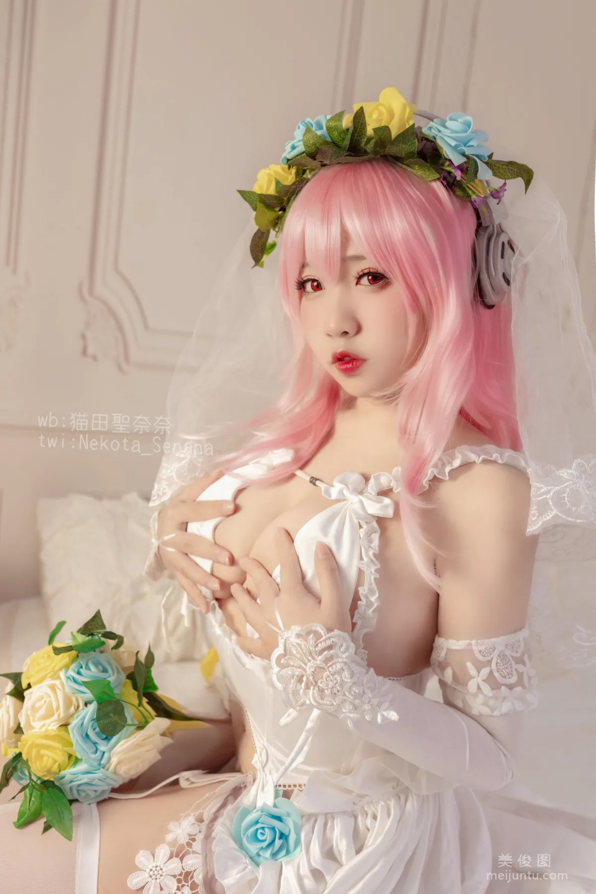 Anime Blogger Maotian Shengnai Nai, Sonico 10th Anniversary Bride photo 14