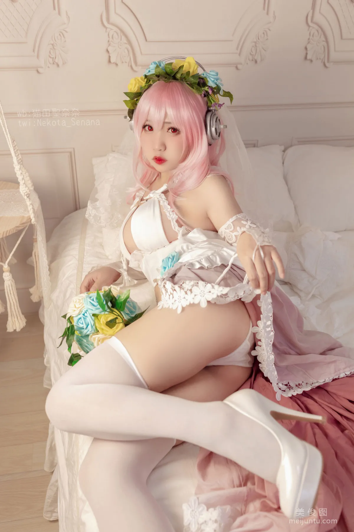 Anime Blogger Maotian Shengnai Nai, Sonico 10th Anniversary Bride photo 26