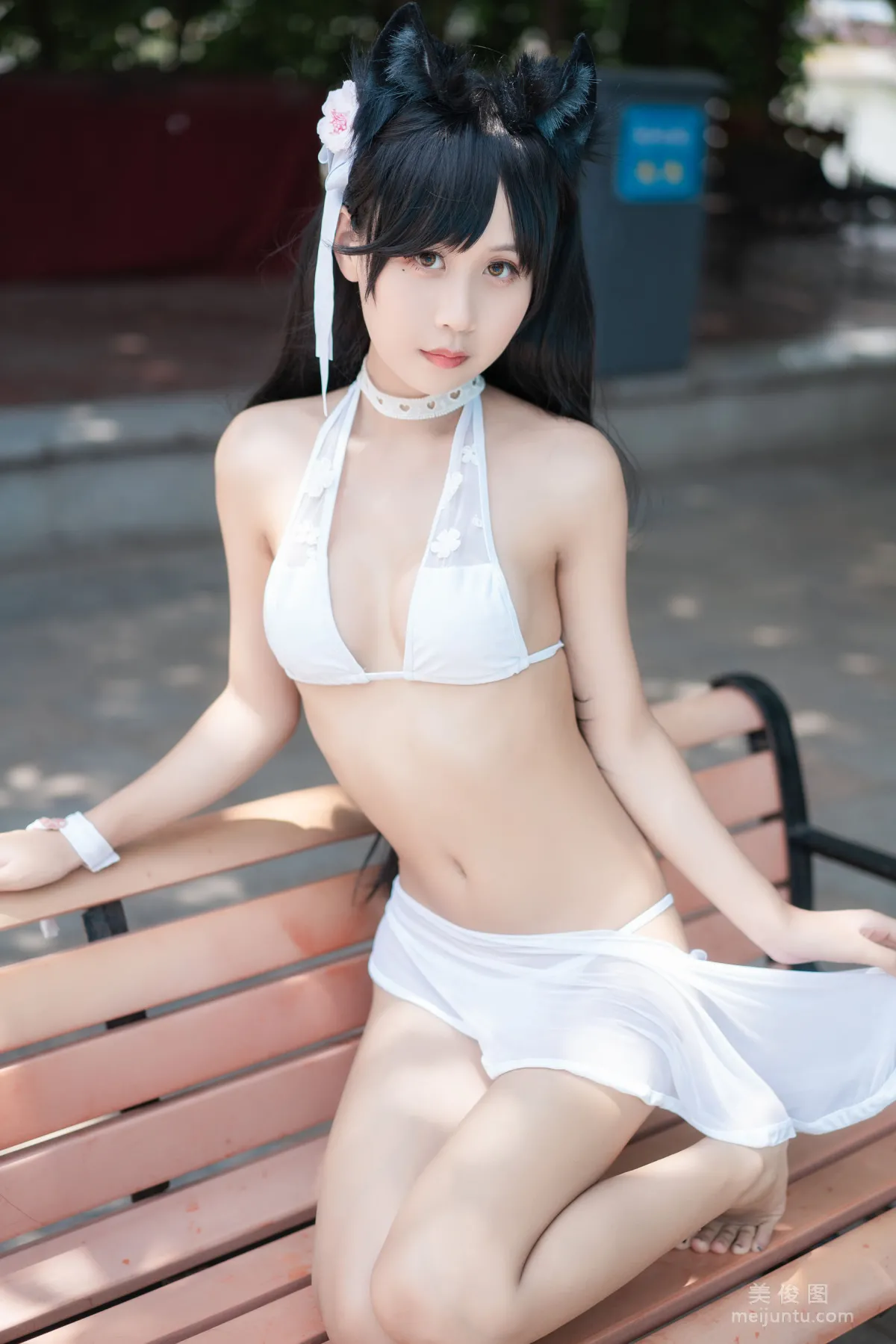 Sunshine Pretty Girl Mengyaer o0 - Atago Swimsuit Photo Set photo 25