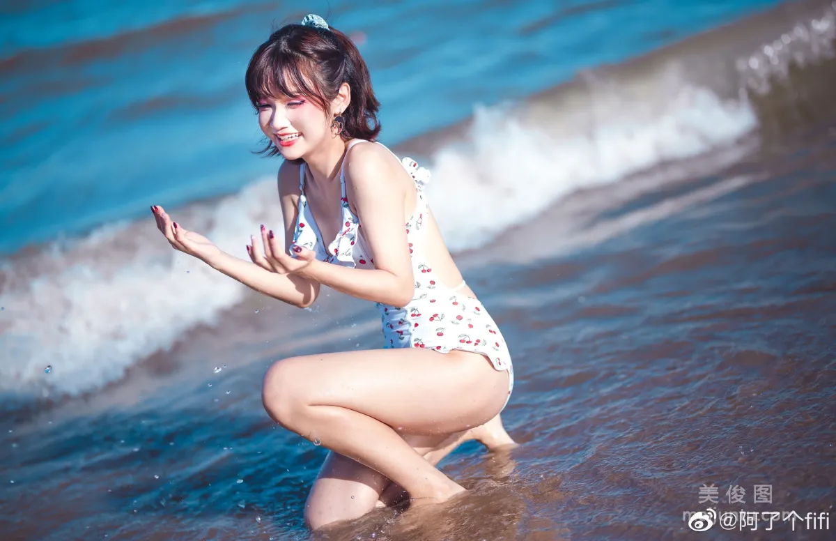 [Cosplay] Anime Blogger Alege fifi, Summer Swimsuit Photo Set photo 4