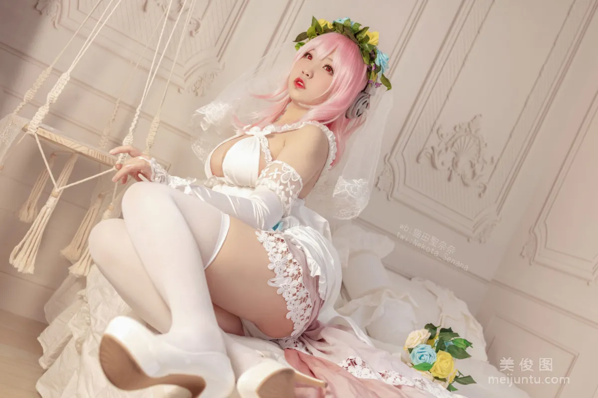 Anime Blogger Maotian Shengnai Nai, Sonico 10th Anniversary Bride photo 29