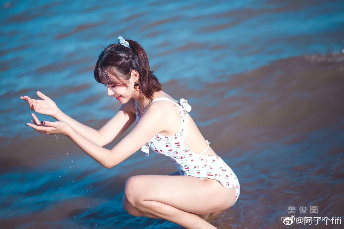 [Cosplay] Anime Blogger Alege fifi, Summer Swimsuit Photo Set photo 6