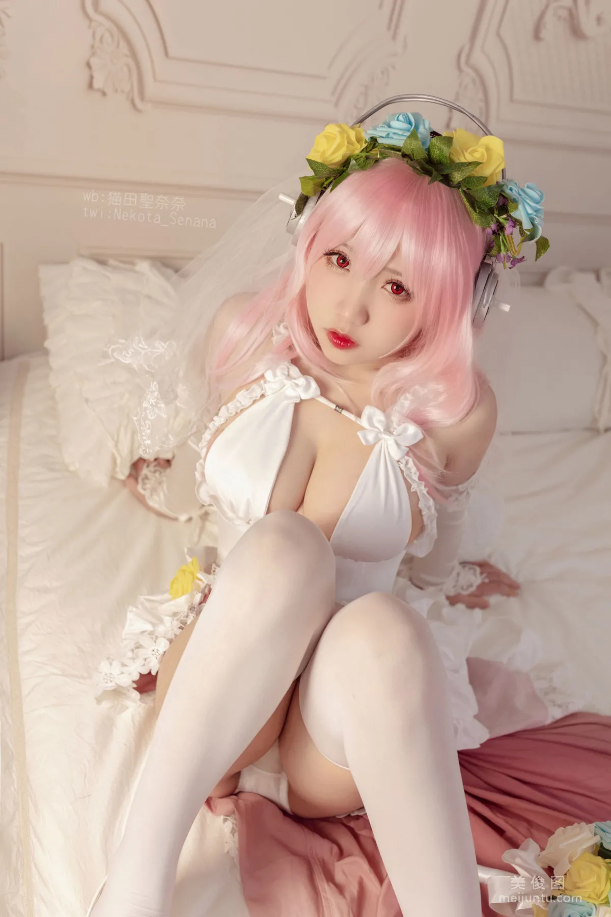 Anime Blogger Maotian Shengnai Nai, Sonico 10th Anniversary Bride photo 34
