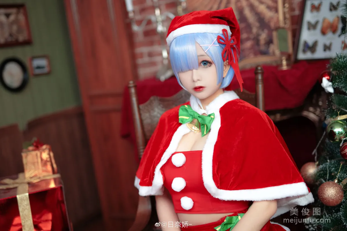 [Cosplay Collection] Ri Naijiao - Rem Christmas Photo Set photo 7