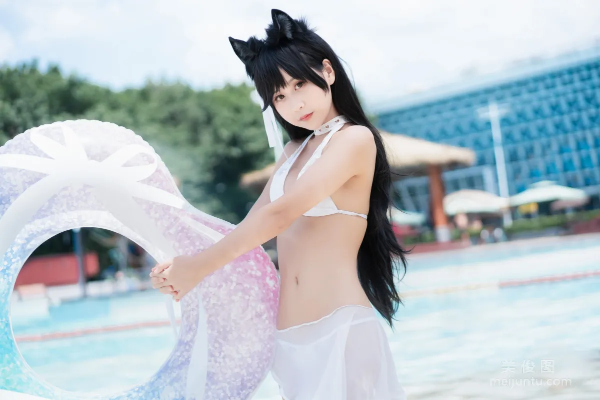 Sunshine Pretty Girl Mengyaer o0 - Atago Swimsuit Photo Set photo 11