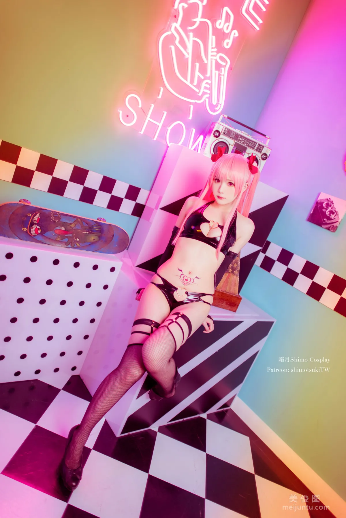 Weibo Girl Shuangyue shimo - Lingerie Photo Set photo 3