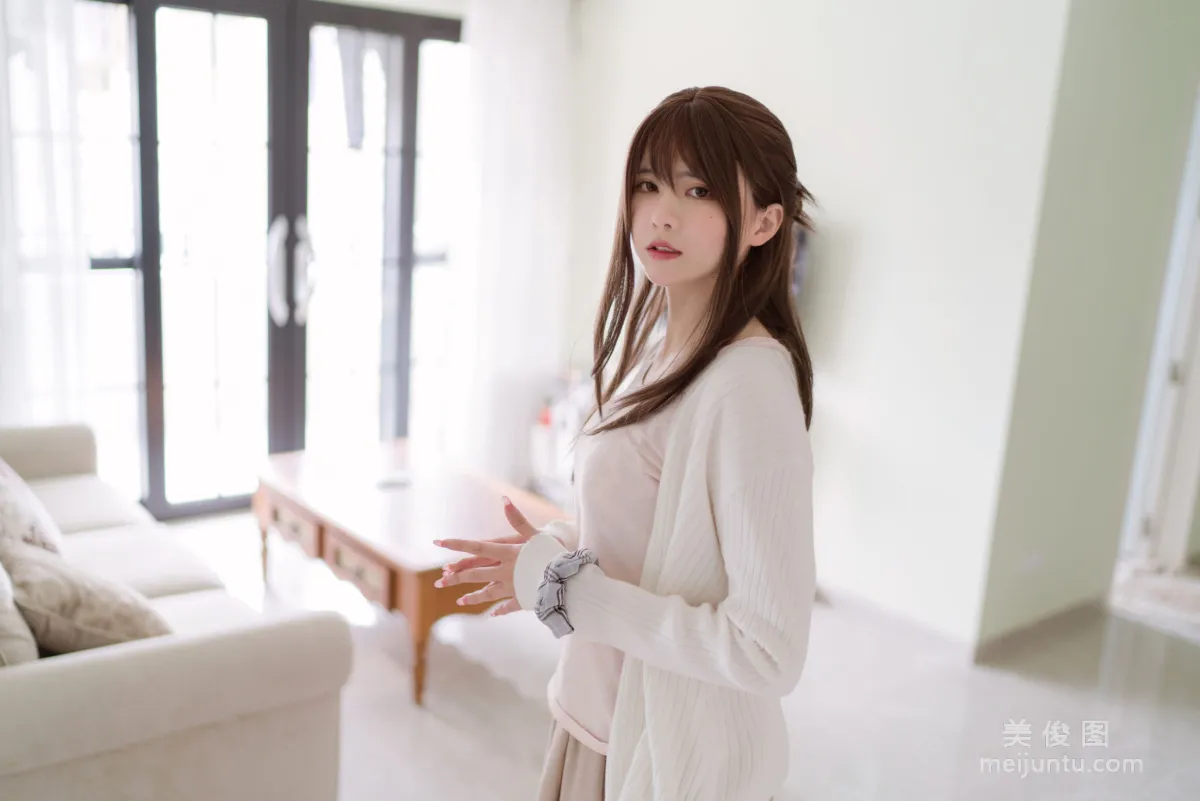Cute Girl Yanjiang Damo Wang w - Wife Stockings Black Tea Photo Set photo 30