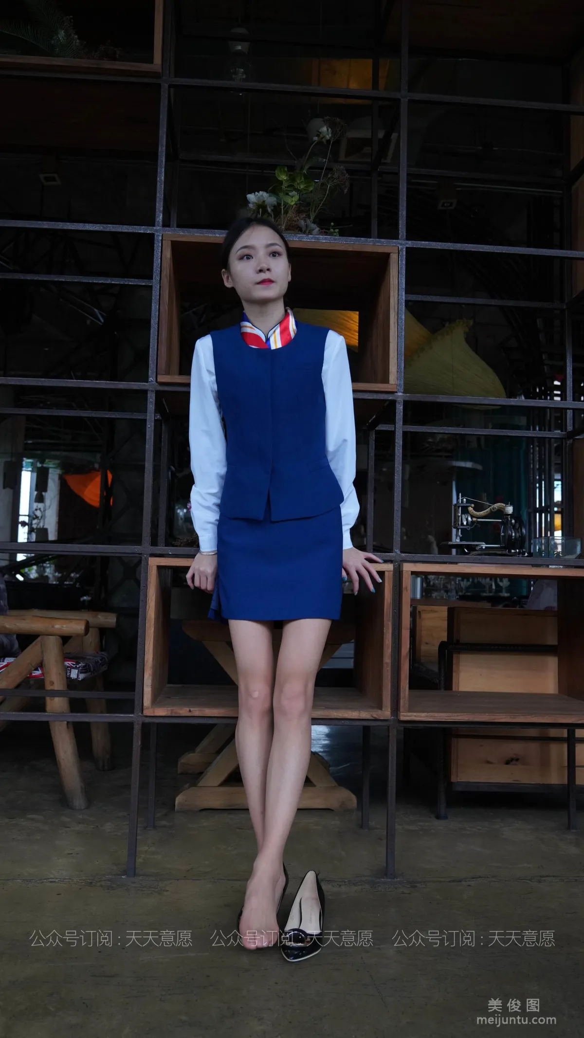 [IESS异思趣向] 丝享家 766 小六《蓝色套装展示》 丝袜美腿写真71