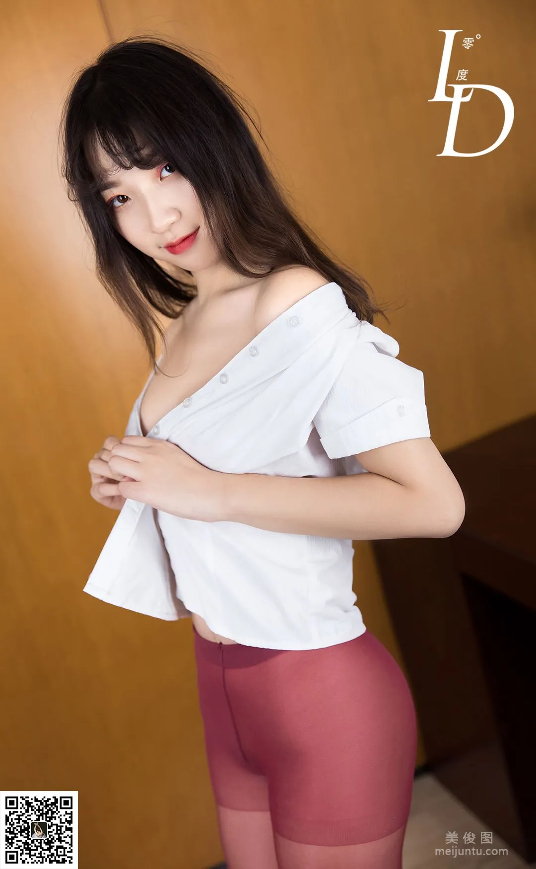 [LD] NO.037 Xuan Xuan's Red Silk Stockings Temptation Photo Set photo 68