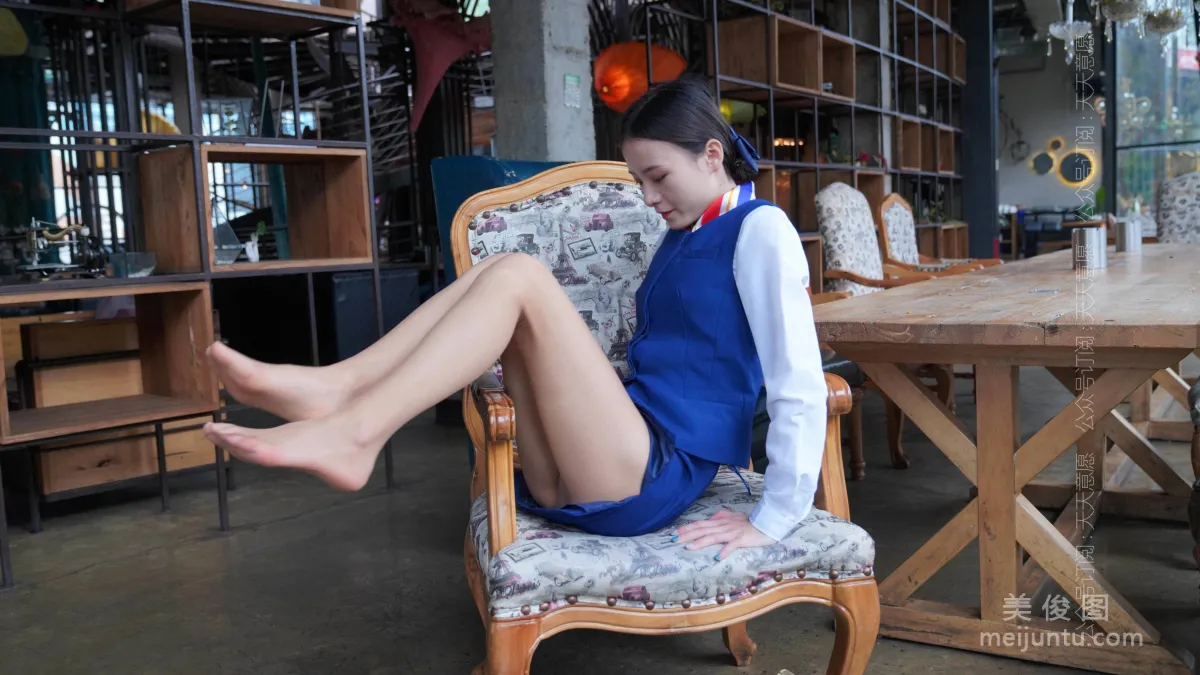[IESS异思趣向] 丝享家 766 小六《蓝色套装展示》 丝袜美腿写真57