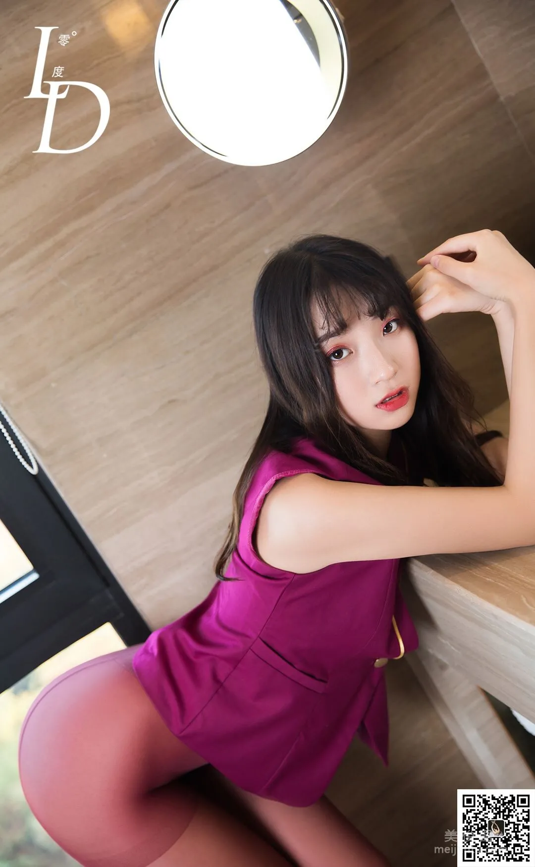 [LD] NO.037 Xuan Xuan's Red Silk Stockings Temptation Photo Set photo 11