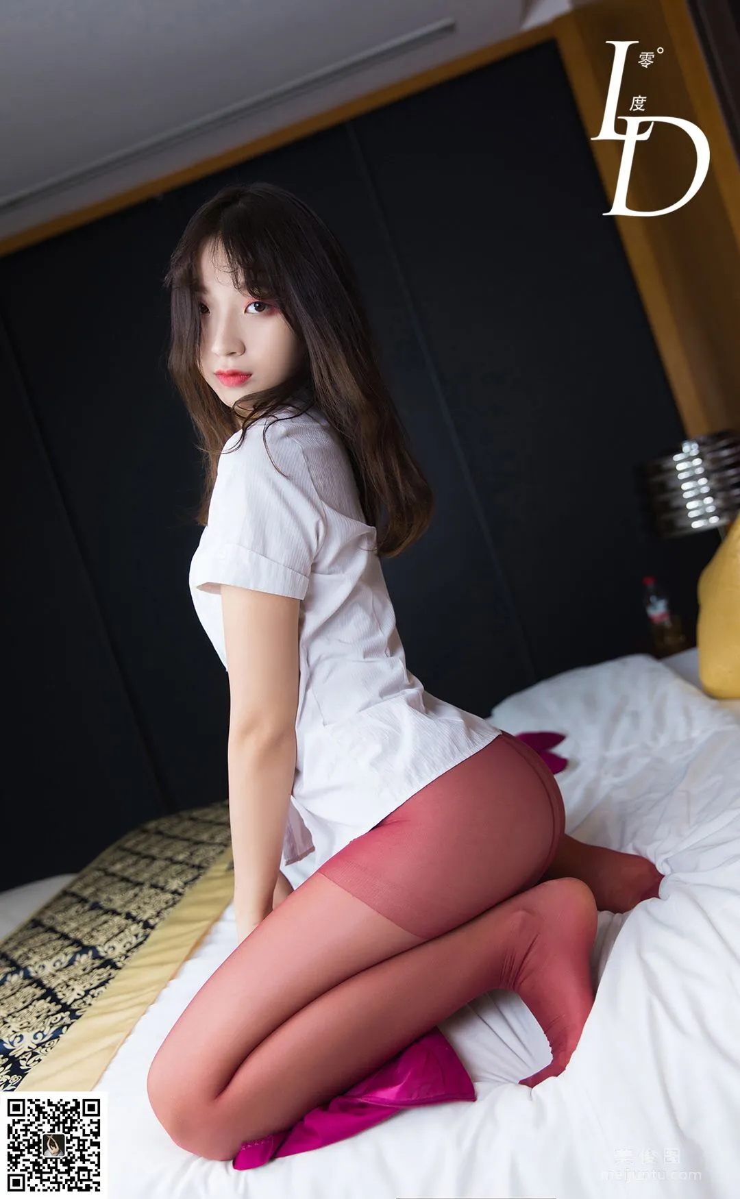 [LD] NO.037 Xuan Xuan's Red Silk Stockings Temptation Photo Set photo 80